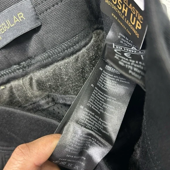 SHIMA Cruz 2.0 Motorcycle Leggings Womens 2XL Black Biker Performance - Picture 15 of 16